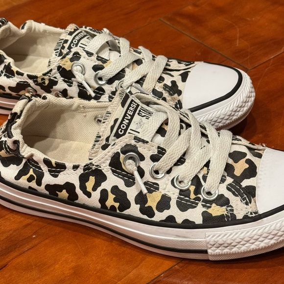 Converse All Star Chuck Taylor Leopard Print Shoes - Picture 8 of 9